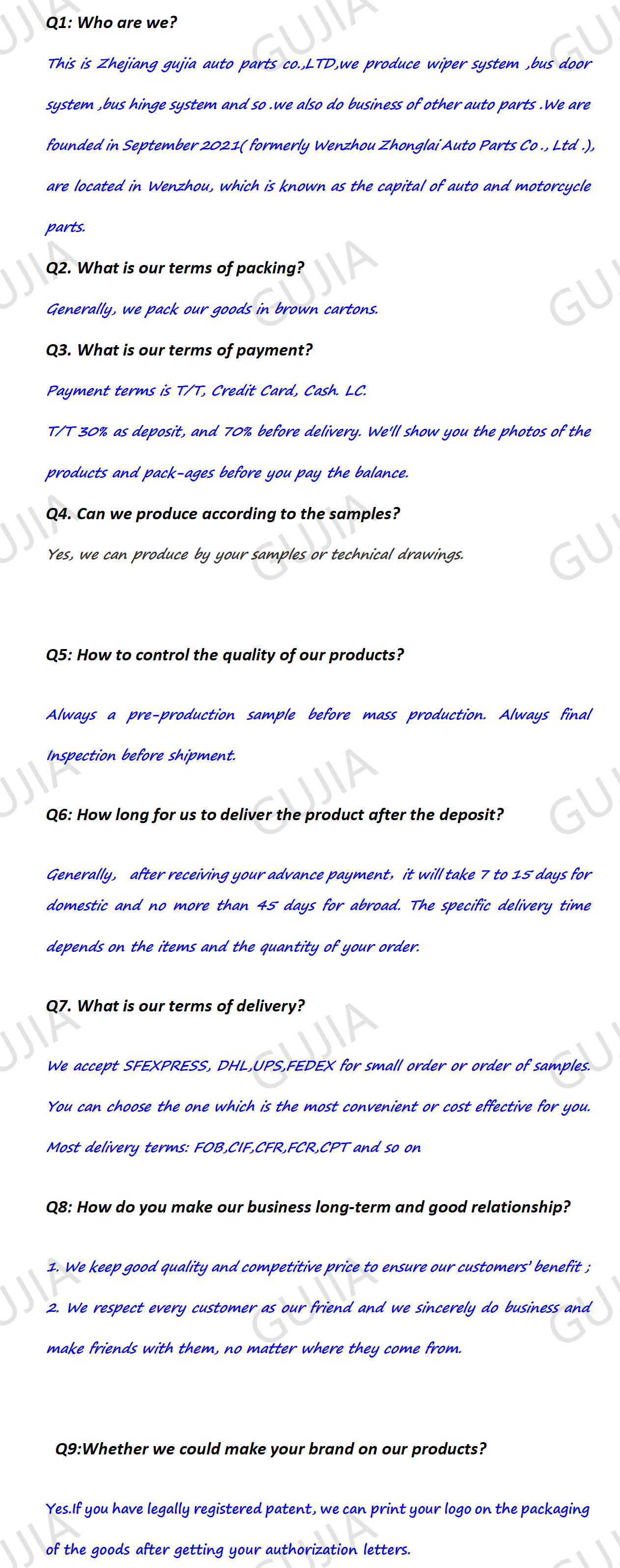 FAQ Podpora