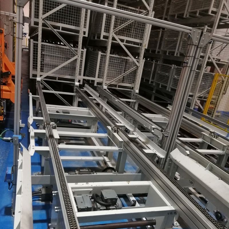 Paletový regálový systém ASRS, nový energetický automatizovaný systém pro vyhledávání skladů, průmyslové regály na míru, sklad, inteligentní robotický regál