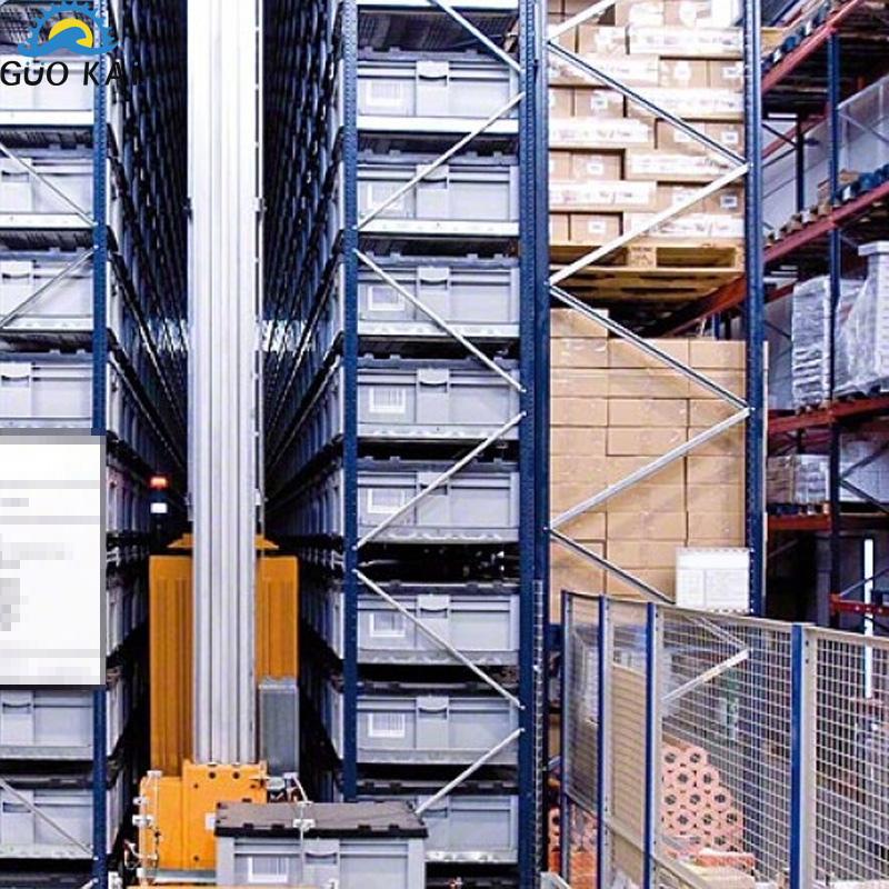 Skladování ve skladu ASRS Automatizovaný skladovací a vyhledávací systém (ASRS) Ocelový 5vrstvý selektivní paletový regál