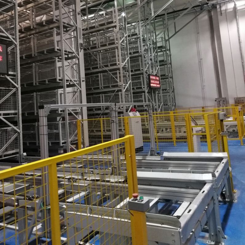 Paletový regálový systém ASRS, nový energetický automatizovaný systém pro vyhledávání skladů, průmyslové regály na míru, sklad, inteligentní robotický regál