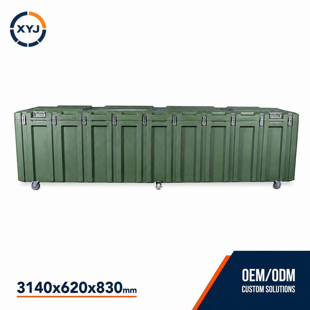 3140x620x830mm odolný dlouhý ochranný box rotačním tvářením pro energetická a komunikační zařízení