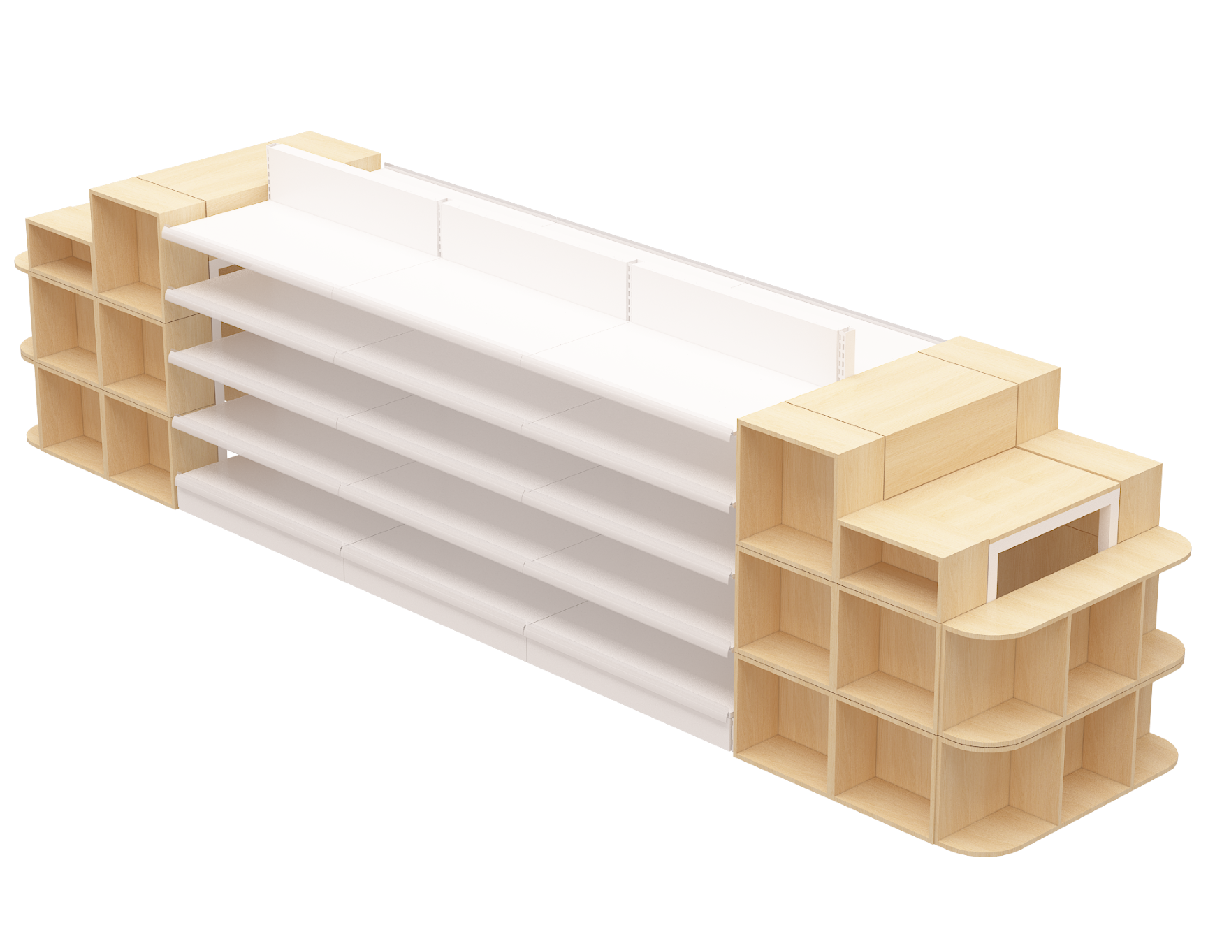 Regálový systém model A