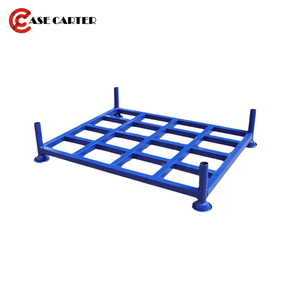 CASE CARTER OEM Heavy Duty Warehouse Stack Odnímatelná kovová pozinkovaná ocelová paleta s tlakovým povlakem
