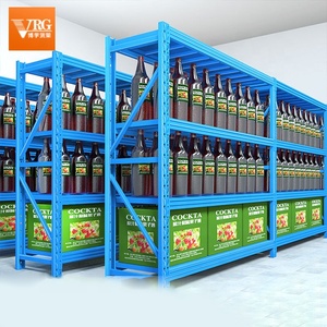 Průmyslový ocelový vícevrstvý skladový paletový regálový systém - skladování pro velké supermarkety
