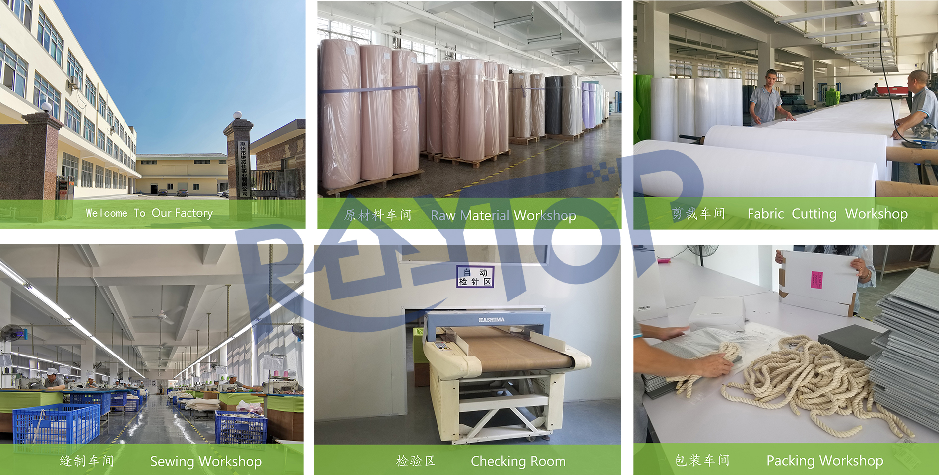Továrna Huizhou Raytop