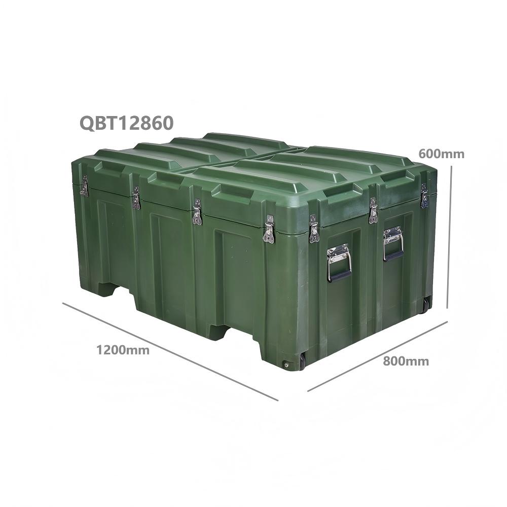 HDPE přepravní box z rotačně lisovaného materiálu pro logistiku, logistiku citlivého vybavení, rotační box s vlastní pěnovou vložkou