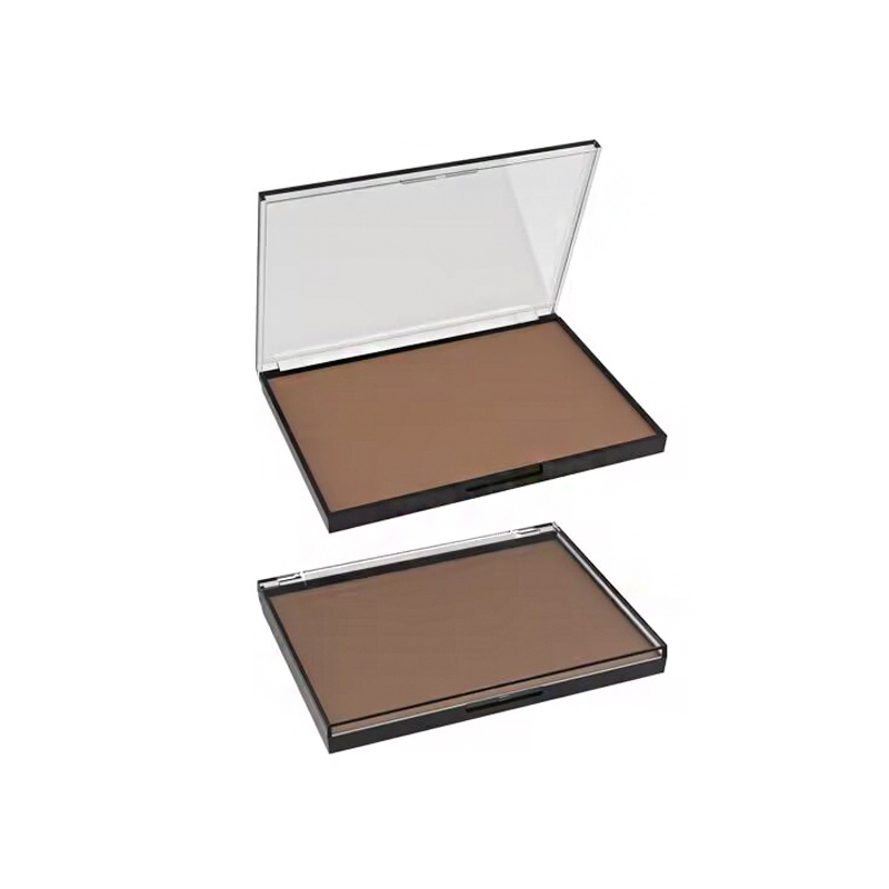 Paleta očních stínů ve tvaru skořápky, kosmetické balení, prázdná krabička na tvářenku, zvýrazňovač, kompaktní pouzdro na balzám s magnetickým víkem