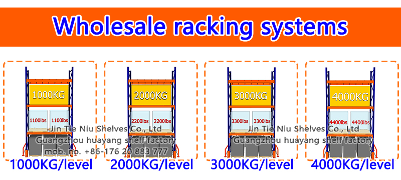 Stohovatelné paletové regály a skladovací systémy 1000KG 2000KG 3000KG
