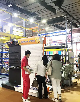 Veletržní expozice HEDA Shelves 2