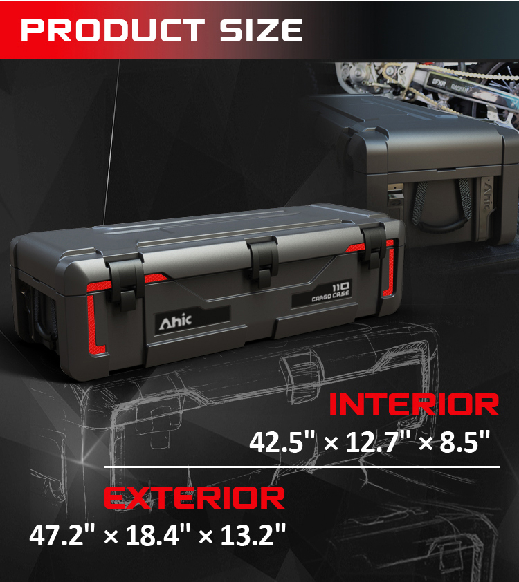 Detailní záběr konstrukce boxu