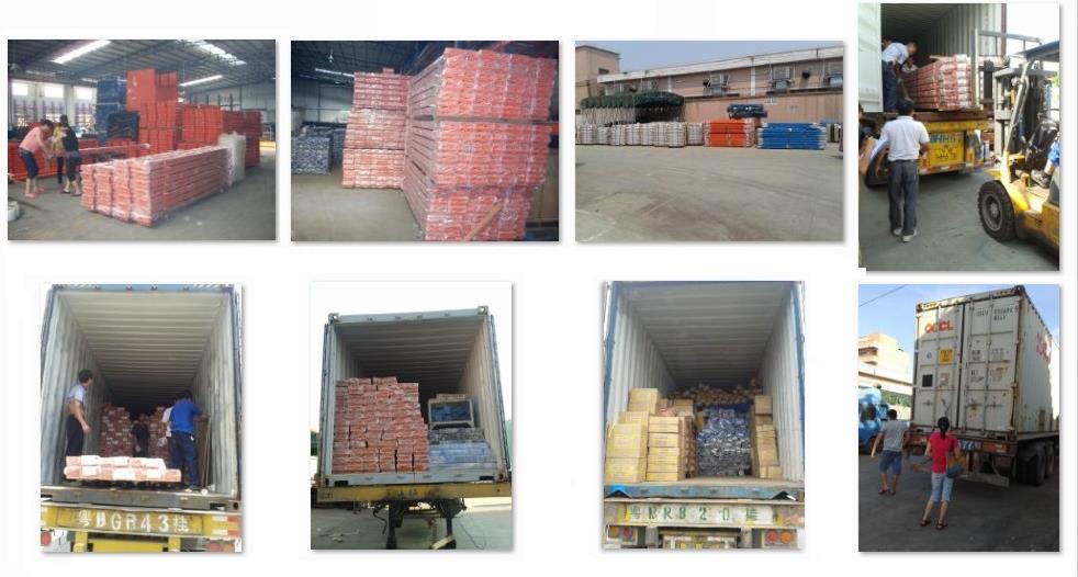 Balení a nakládka produktů pro export