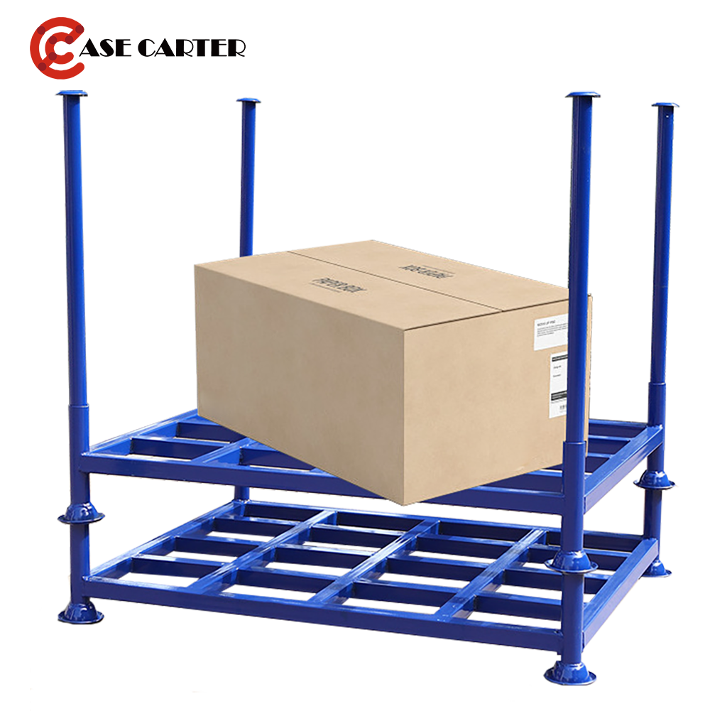 CASE CARTER OEM Heavy Duty Warehouse Stack Odnímatelná kovová pozinkovaná ocelová paleta s tlakovým povlakem