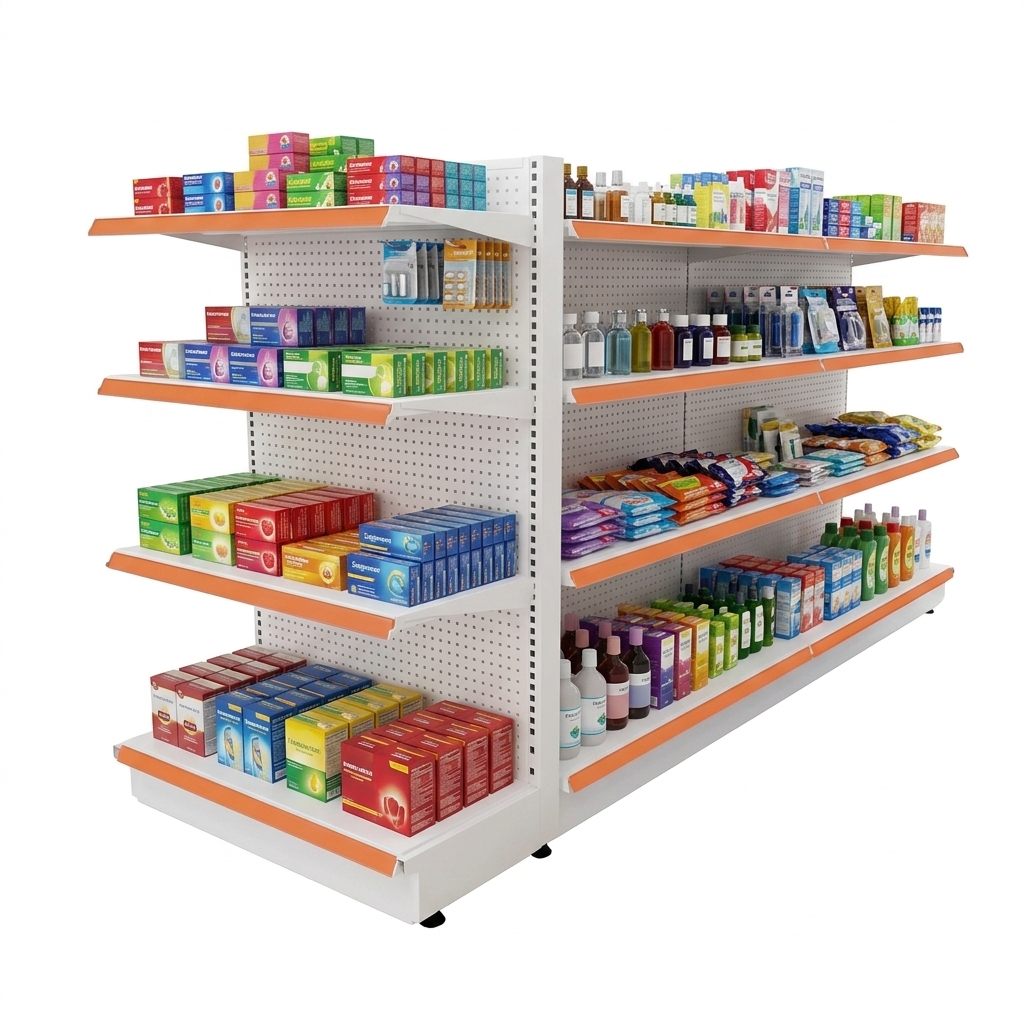 Obchod s alkoholem, butik, barva, volitelná, průmyslový kov, nosnost 100 kg, lékárna, knihkupectví, odolné, 3-6 vrstev, supermarket, regály