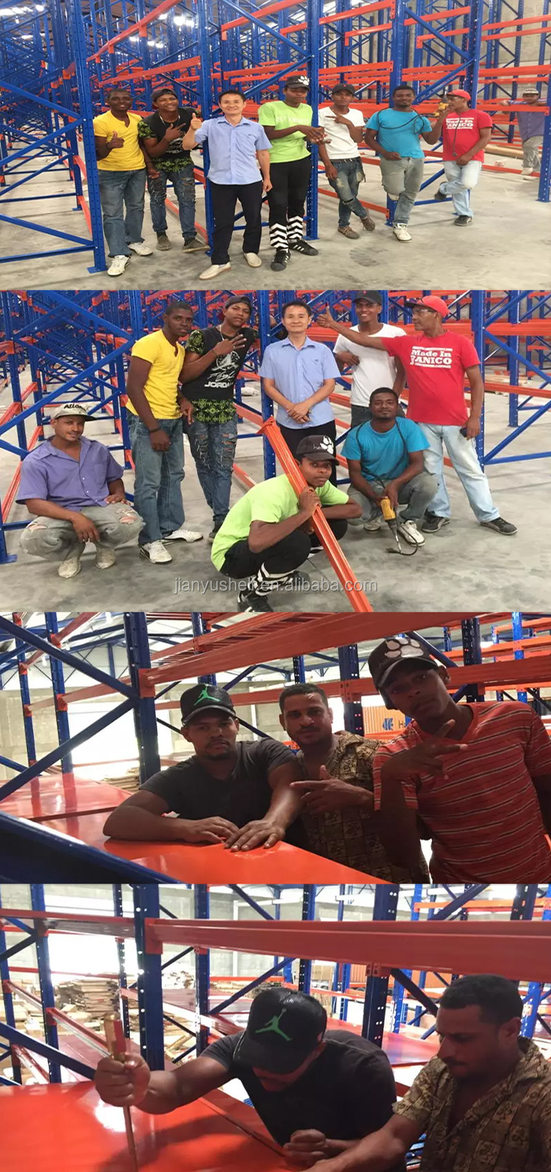 Realizace skladových regálů u zákazníka