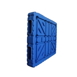 Shunlu Oboustranná 4cestná vstupní logistická paleta pro vyfukování s dutinami, modrá 1200x1000x150mm, dynamické zatížení 2 tuny, statické zatížení 6 tun
