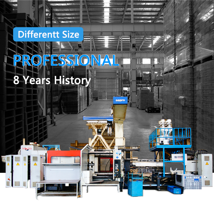 Plastic Pallet Bin Heavy Duty Stackable Container for Industrial Storage Warehouse and Material Handling