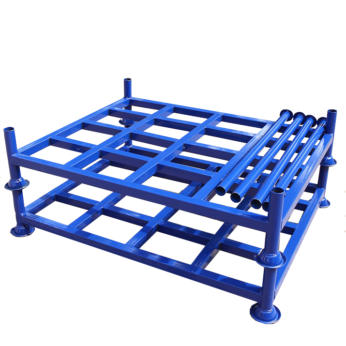 CASE CARTER OEM Heavy Duty Warehouse Stack Odnímatelná kovová pozinkovaná ocelová paleta s tlakovým povlakem